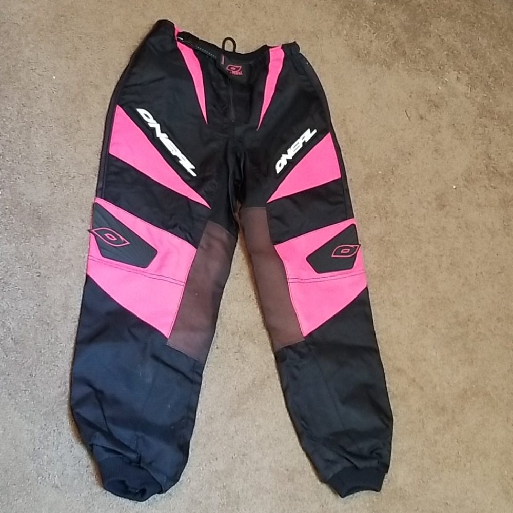 O'neal Black and Pink Dirtbike Pants